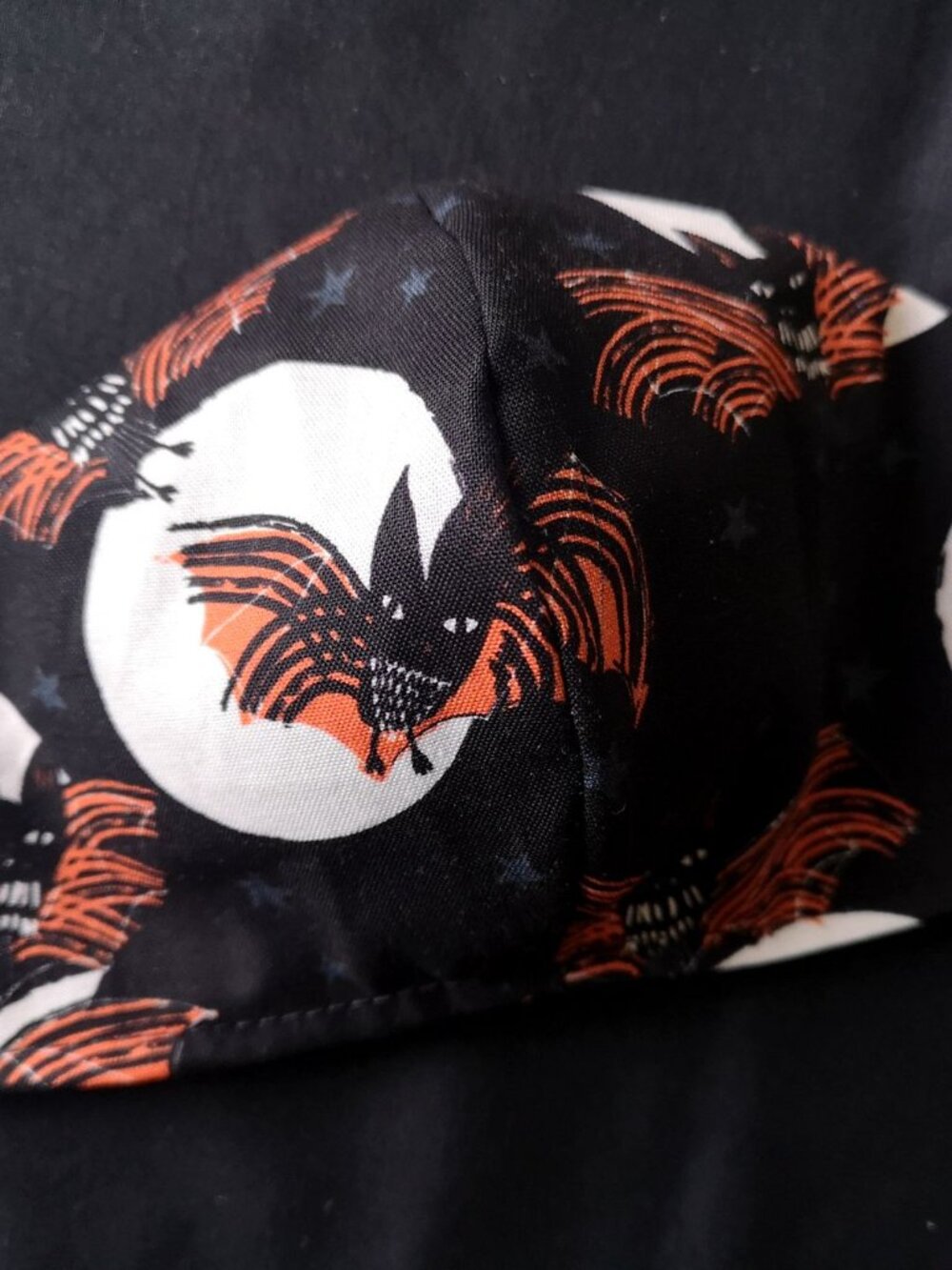 Adult Bats Halloween Handmade Machine Wash Face Mask 100% Cotton